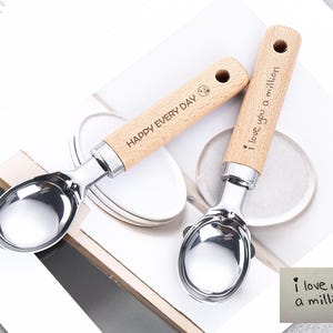 Personalized Ice Cream Scoop, Custom Ice Cream Scoop, Engraved Ice Cream Scoop, Kitchen Gadget, Anniversary Wedding Gift, Father&#39;s Day Gift