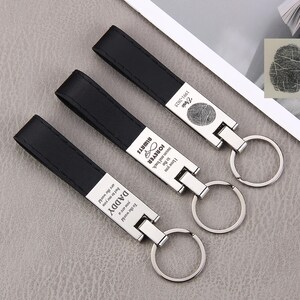 Personalized Engraved Keychain, Custom Handwriting Keychain,Laser Engraved With Your Text, Wedding Gfit, Anniversary Gift, Fathers Day Gift