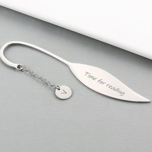 Personalisierte Blatt Lesezeichen, Disc Anhänger Lesezeichen, individuelle Lesezeichen, Geschenk für Tochter, Abschlussgeschenk