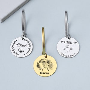 Custom Dog Tag Microchip Dog Tag Pet Tag Dog ID Tag Puppy Tag Engraved Pet ID Tag Personalized ID Tag for Dogs Tag Personalized Dog Tag