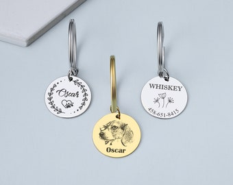 Custom Dog Tag Microchip Dog Tag Pet Tag Dog ID Tag Puppy Tag Engraved Pet ID Tag Personalized ID Tag for Dogs Tag Personalized Dog Tag