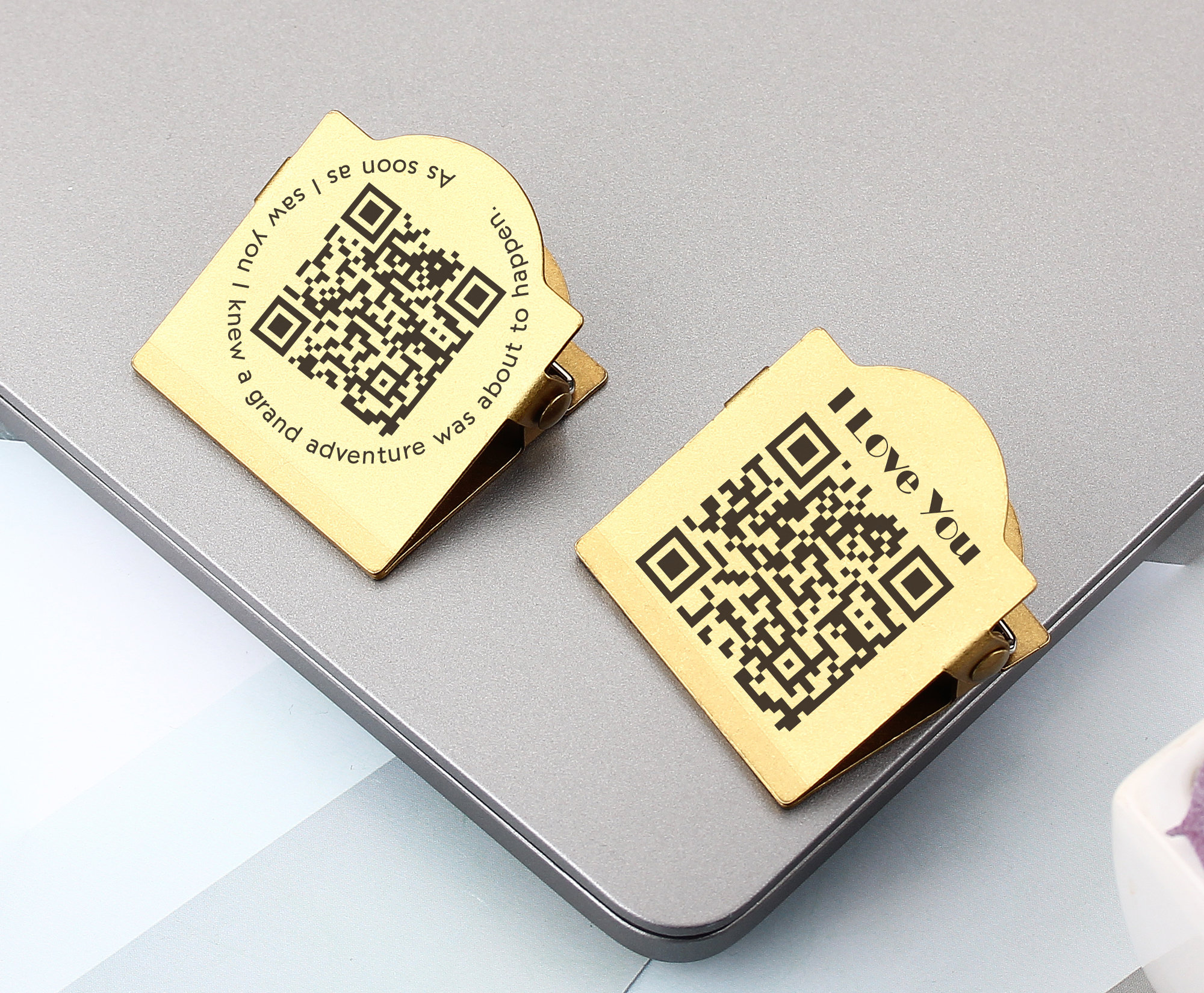 Custom Handwritten Bookmark, QR Code Personalized Book Holder Bookmark ...