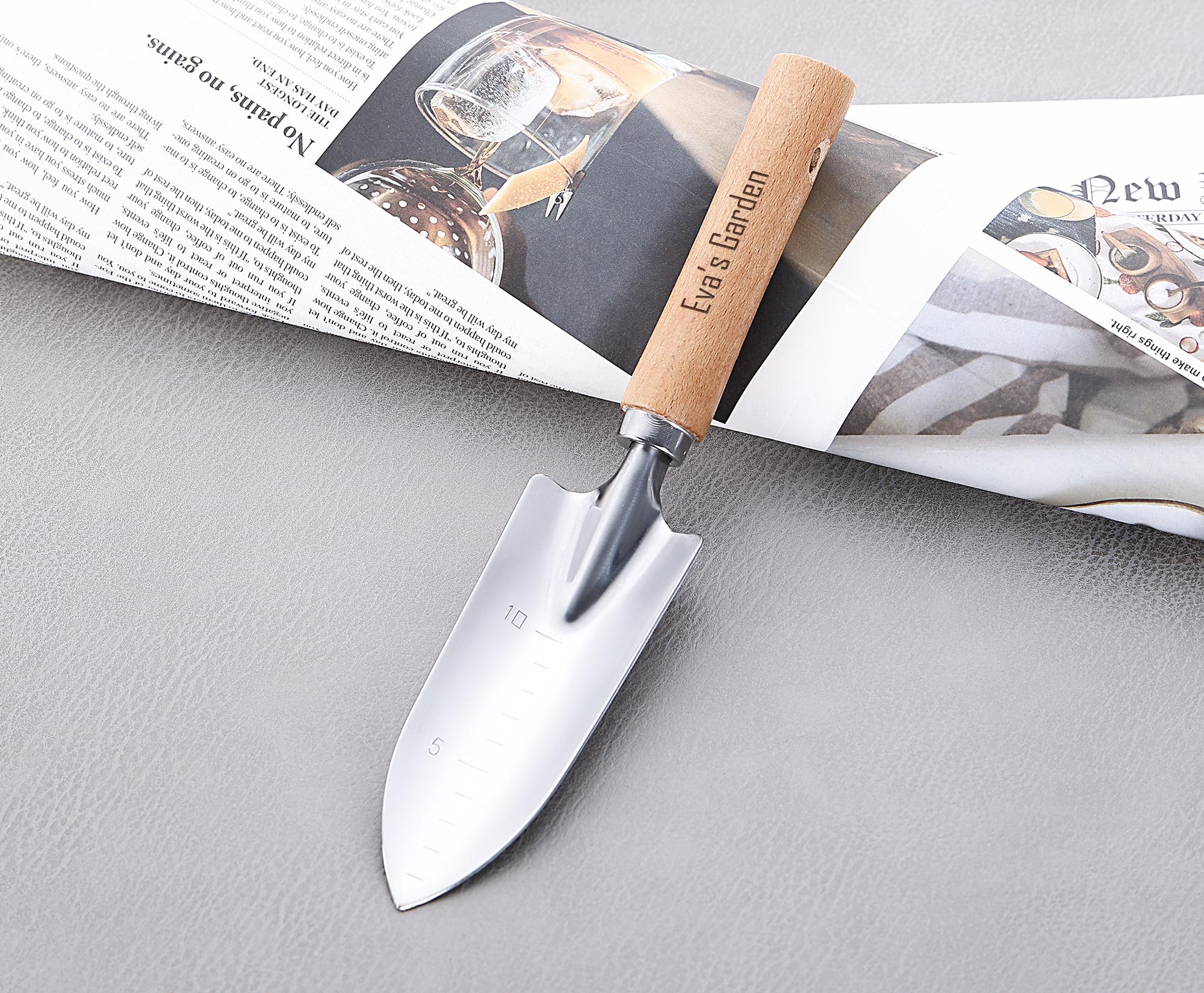 Trowel And Rake Personalized 3 Piece Garden Tool Set, Customized Garden Trowel and Rake ...