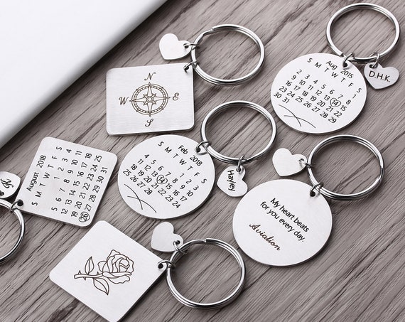 Engraved Personalized Keychain – Creatively Southern