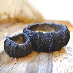 Hand-sculpted Ceramic Bowl – Sea Urchin Shell Inspired