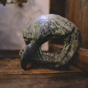 Woodfired Ceramic Bird Mask - Etsy