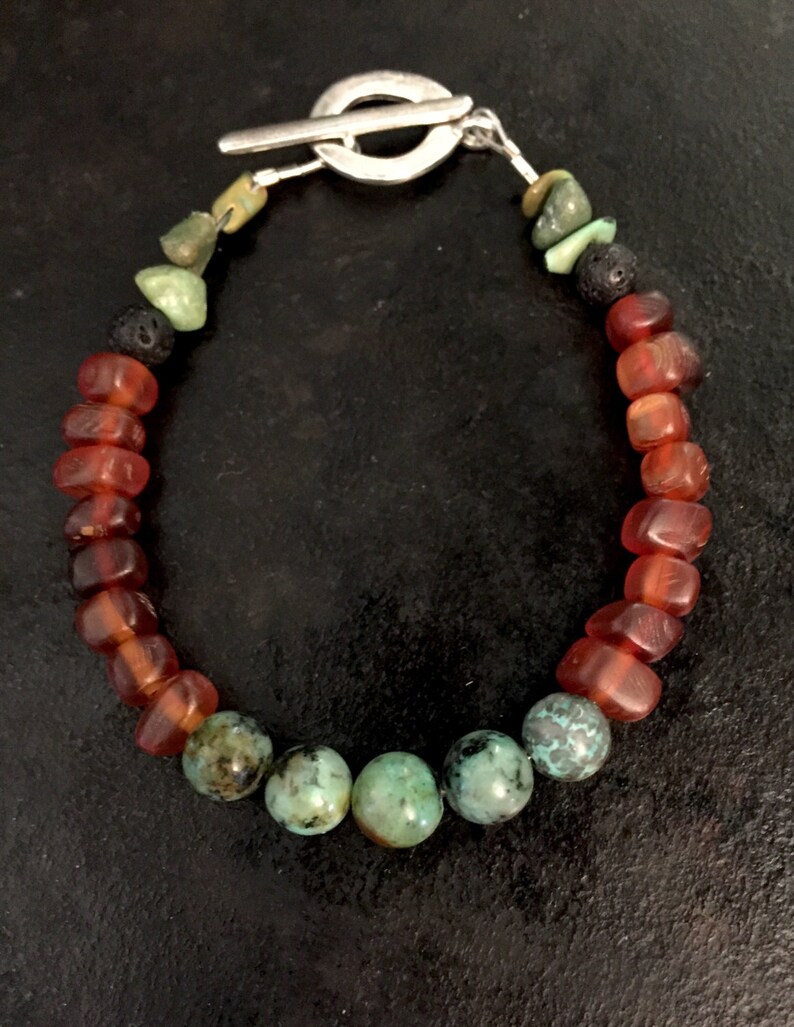 SDB Manuelito Horn and Turquoise Bracelet main image 0