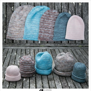 HAT KNITTING PATTERN - Stretchable Beanie