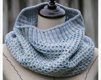 COWL KNITTING PATTERN - Wickerwork