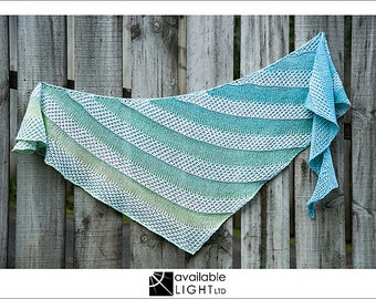 SHAWL KNITTING PATTERN - Pania of the Reef