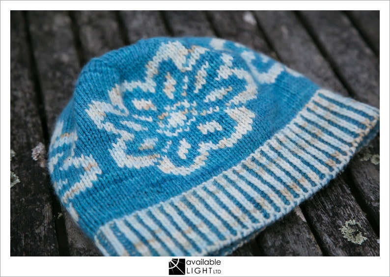 HAT KNITTING PATTERN Winterspring i image 5