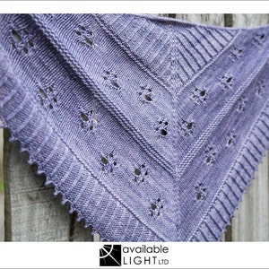 SHAWL KNITTING PATTERN - Cat Crossing