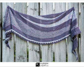 SHAWL KNITTING PATTERN - Intrusion