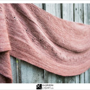 SHAWL KNITTING PATTERN - Cat Among The Pigeons