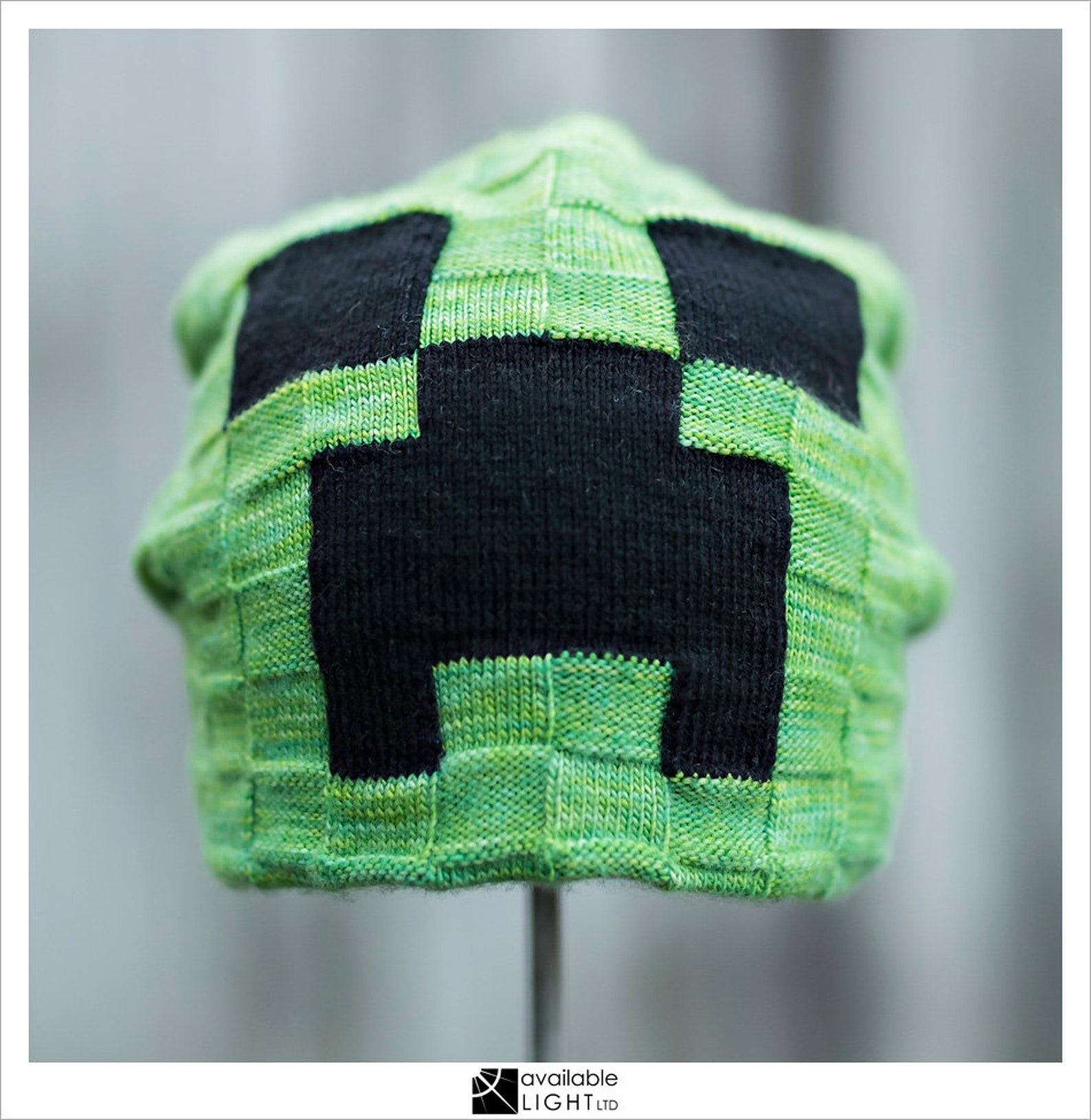 HAT KNITTING PATTERN Creeper Update minecraft Hat for Grownups Etsy