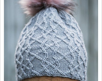 HAT KNITTING PATTERN - Tracery