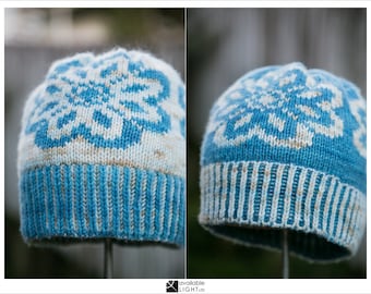 HAT KNITTING PATTERN - Winterspring i