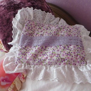 Lavender pillow relaxing sleep bedroom lace