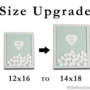 Wedding Guest Book Size Upgrade