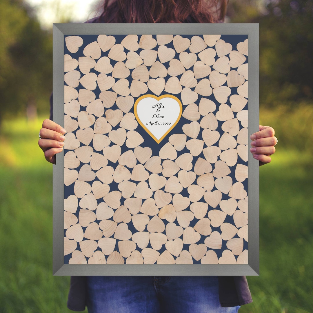 Drop In Frames Drop in Frame Guest Book Alternative Wood Rustic Wedding Guestbook ...
