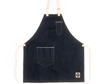 The Jack Selvedge Denim Apron Indigo