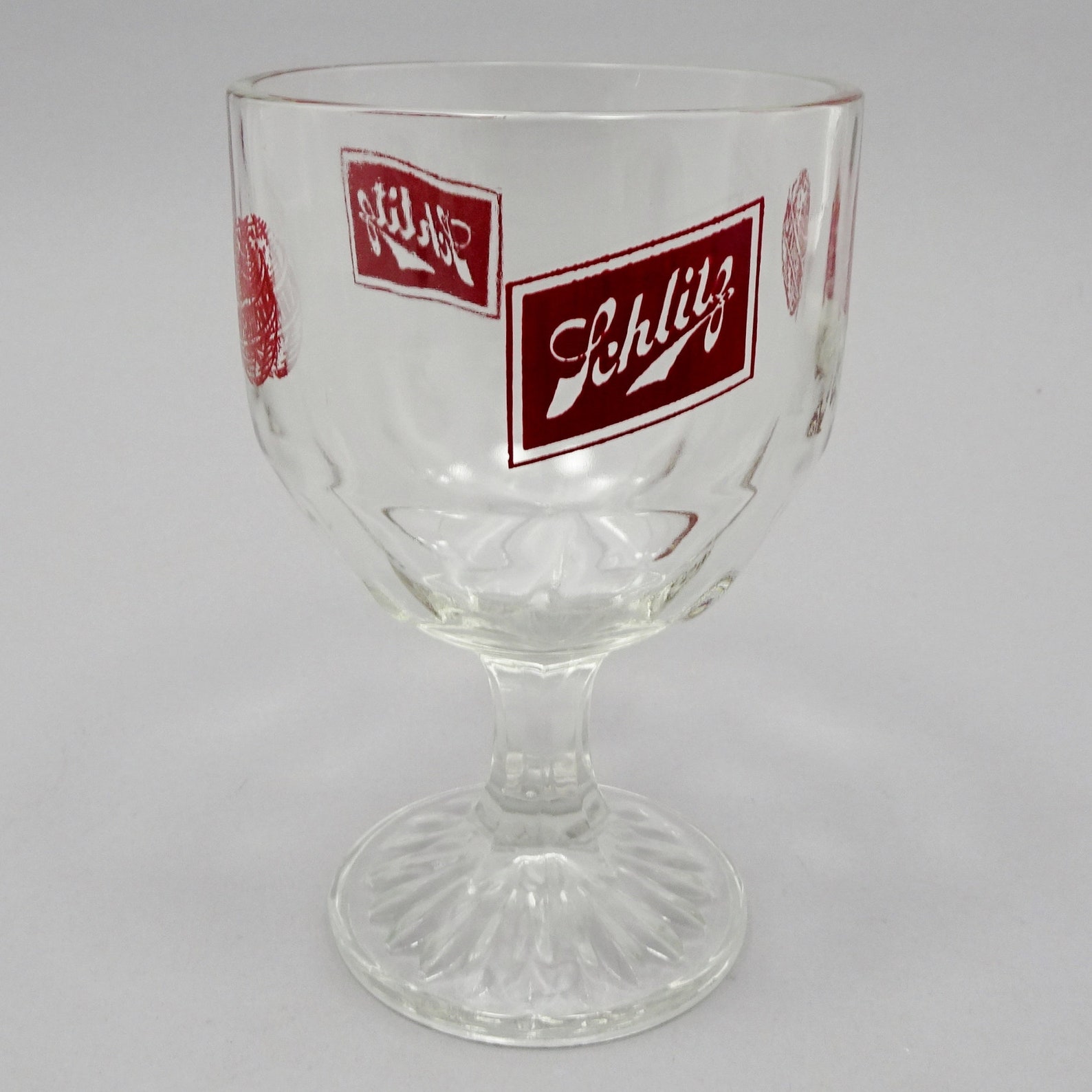 schlitz beer glass 1970s