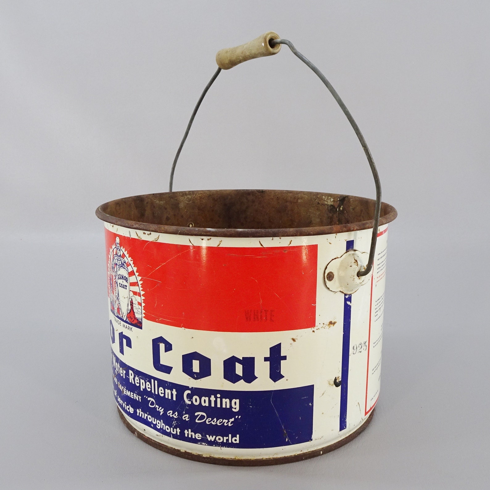 1950s Vintage Armor Coat 25lb Paint Can by USS Steel Enamel Etsy
