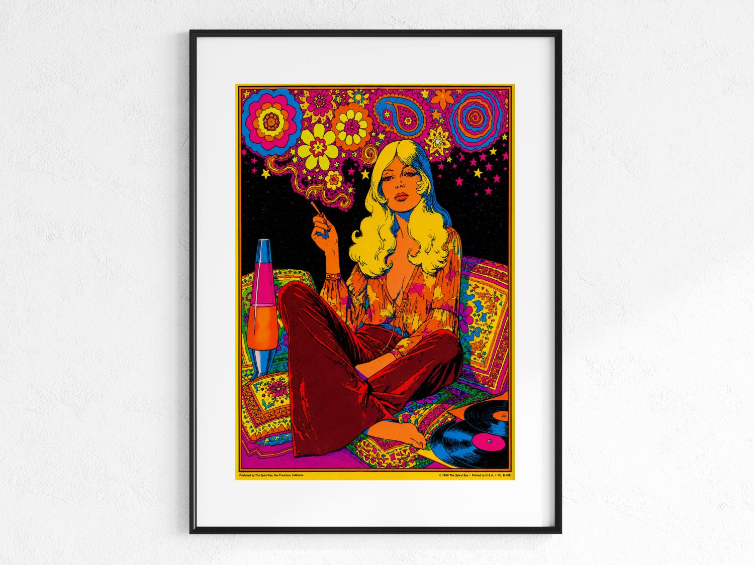 LOV pinefall ブラックライト Blacklight Lava Lamp - Etsy