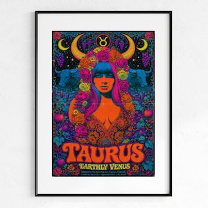 Blacklight Astrological Posters - Etsy