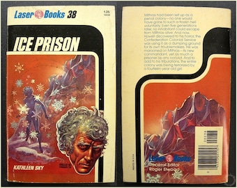 ICE PRISON, Kathleen Sky, Laser Books #38, 1st Ed. 1976 Vintage Sci-Fi Novel