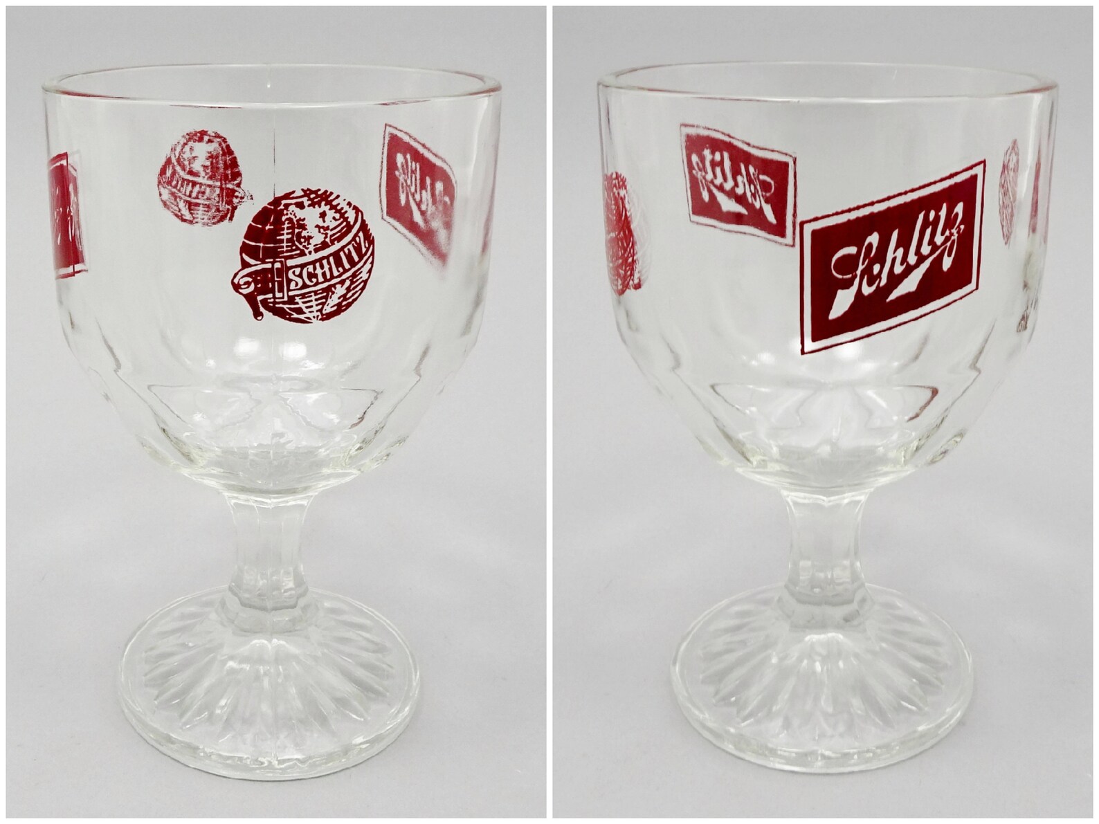 schlitz beer glass 1970s