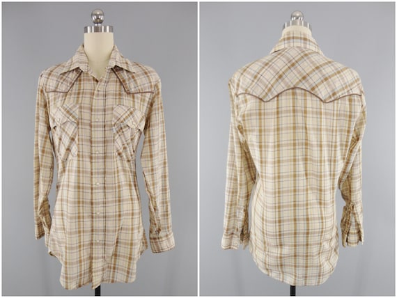 1970s Vintage Western Shirt / Women's Western Wear