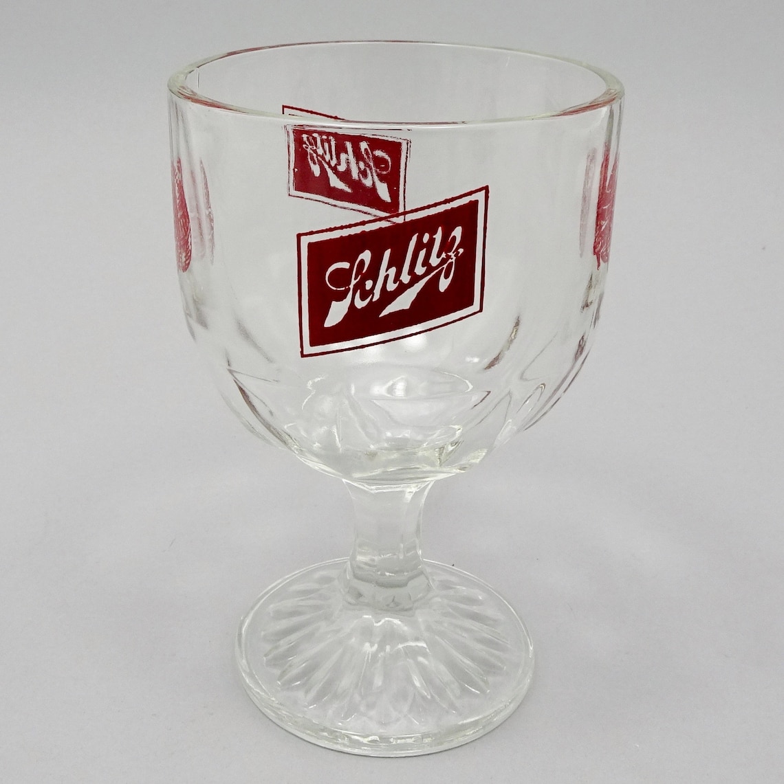 schlitz beer glass 1970s