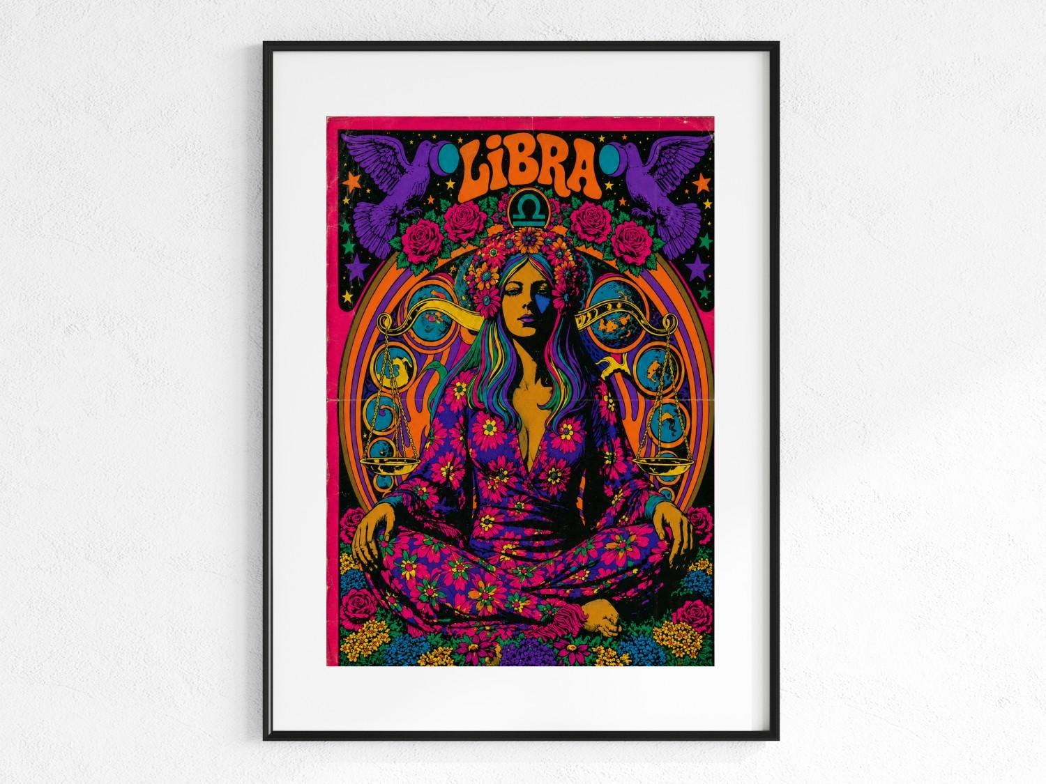 Blacklight Astrological Posters - Etsy