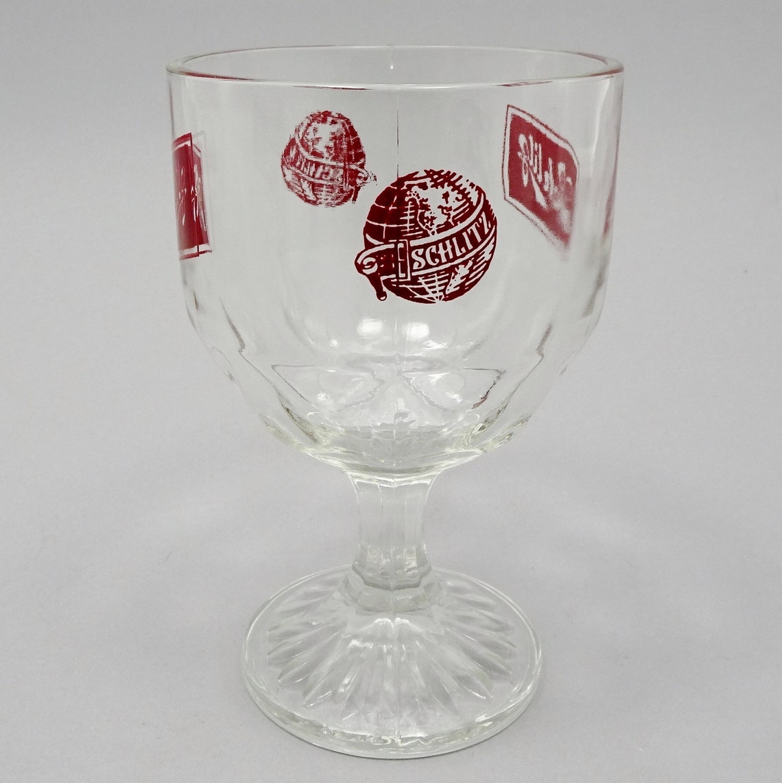 schlitz beer glass 1970s