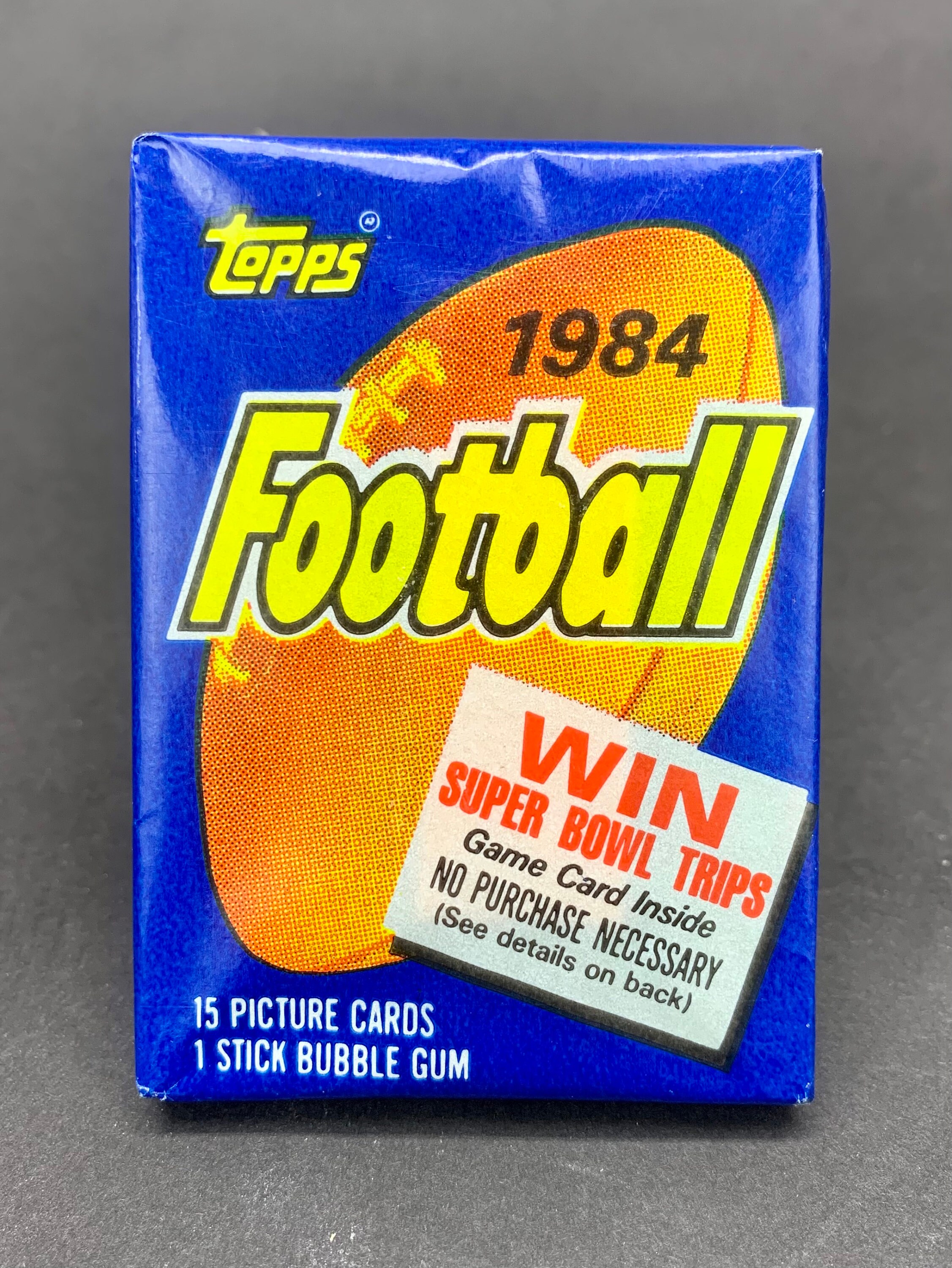 1984 Topps Football Cards Unopened Sealed Wax Pack Ungraded - Etsy