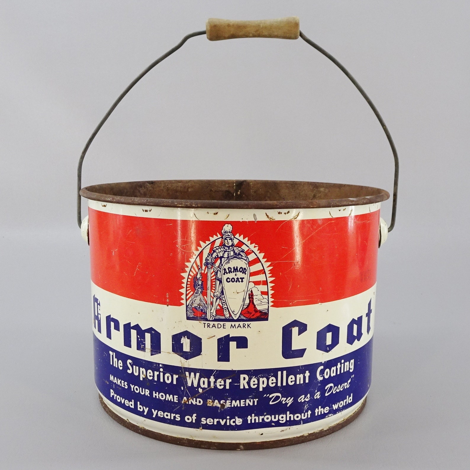 1950s Vintage Armor Coat 25lb Paint Can by USS Steel Enamel Etsy