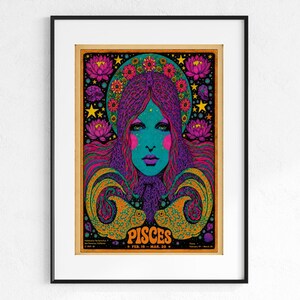 Blacklight Astrological Posters - Etsy