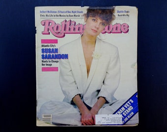 Rolling Stone Magazine May 28, 1981 Issue 344 Susan Sarandon Cover, Delbert McClinton, Rush, Elvis, Classic Rock Music Record Review Journal