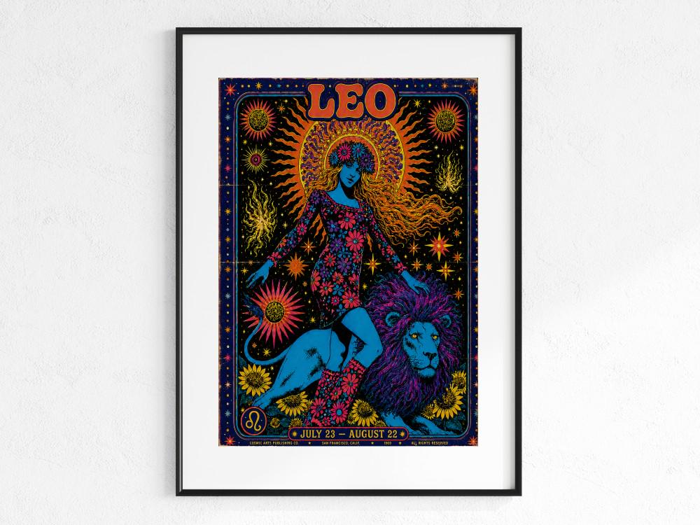Blacklight Astrological Posters - Etsy