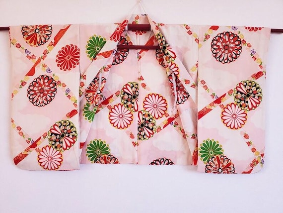 SOLD / Circa 1920's - 30s Silk Girls Haori Jacket