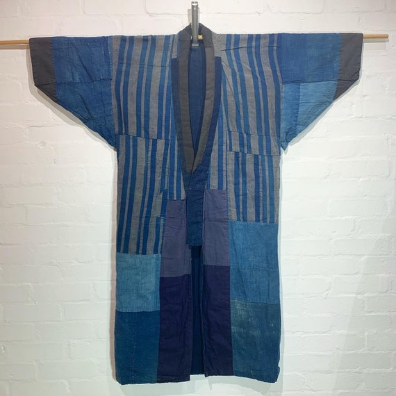 Late 19th to Early 20th Century BORO (Old Japanese Famer's Work Coat Hanten)