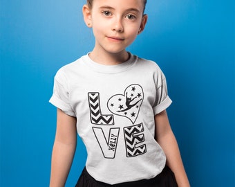 Personalisierte Liebe Tanz Shirt. Hip Hop Tänzerin. Ballerina Tänzerin. Tänzer Tee. Tanz-Geschenke. Jugendtänzer, Ladies Dance Shirt, Spirit Wear