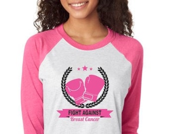 Fight Against Breast Cancer Awareness Shirt, Survivor Tee, October Pink Ribbon Shirt, Support Breast Cancer Survivor, Unisex Shirt