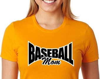 Camiseta ajustada o unisex para mamá de béisbol. Orgullosa mamá de béisbol. Regalo para ella. Regalos para mamá. Camisetas de béisbol. Camisetas para mamá de equipo. Regalos para mamá de equipo.