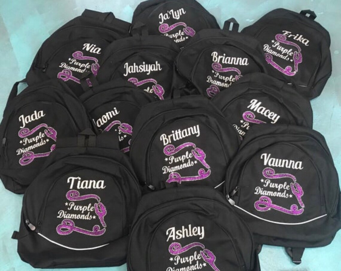 Custom Team Backpacks With Names. Cheer Teams. Dance Teams. Etsy