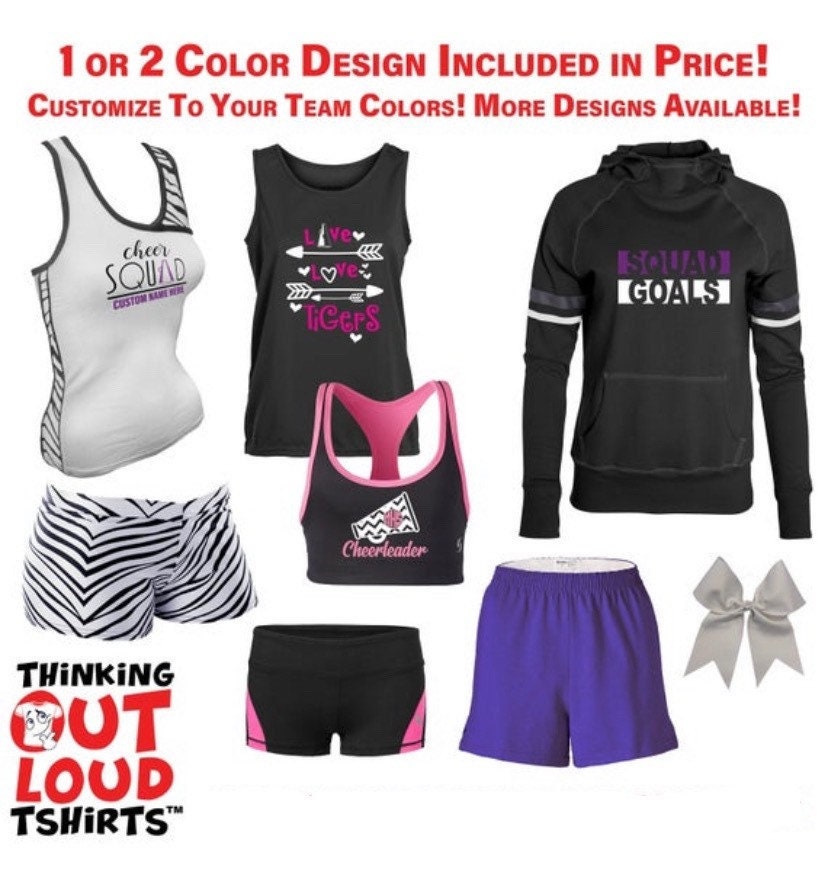 Cute cheer cheap practice outfits