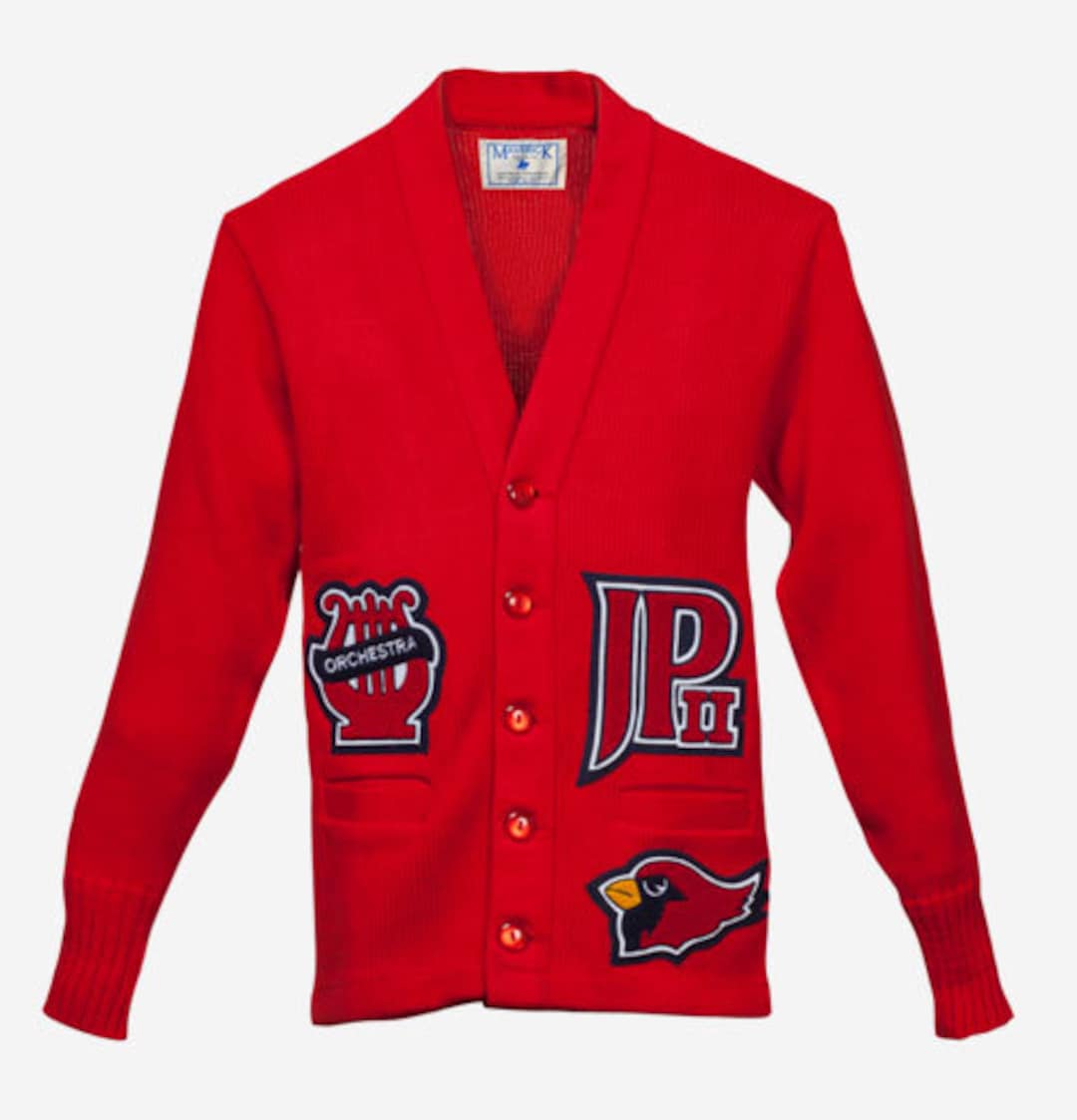 Customize Cardigans Custom Color Cardigans Embroidered Cardigans, Chenille Lettering ...