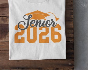 Camiseta de graduación de 2026, regalo para ella y para él. Regalos de graduación, generación de 2026 y 2027. Camisetas de graduación de 2027. Generación de 2027.