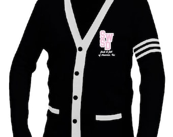SWSD Custom Black and White Embroidered Jack & Jill Inspired